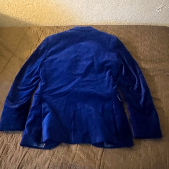 J.f blue velvet blazer blue - Picture 2 of 6